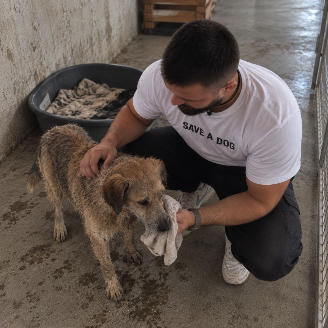 Milo after rescue