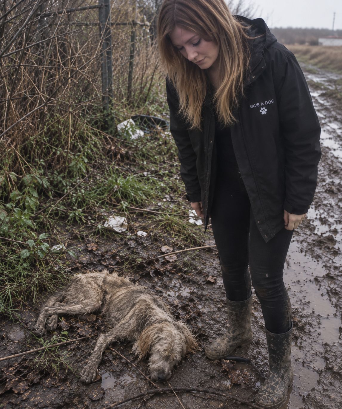 Bella before rescue